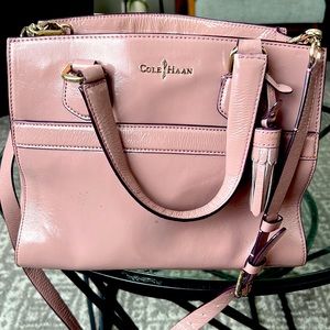 Cole Haan Patent Mauve Handbag